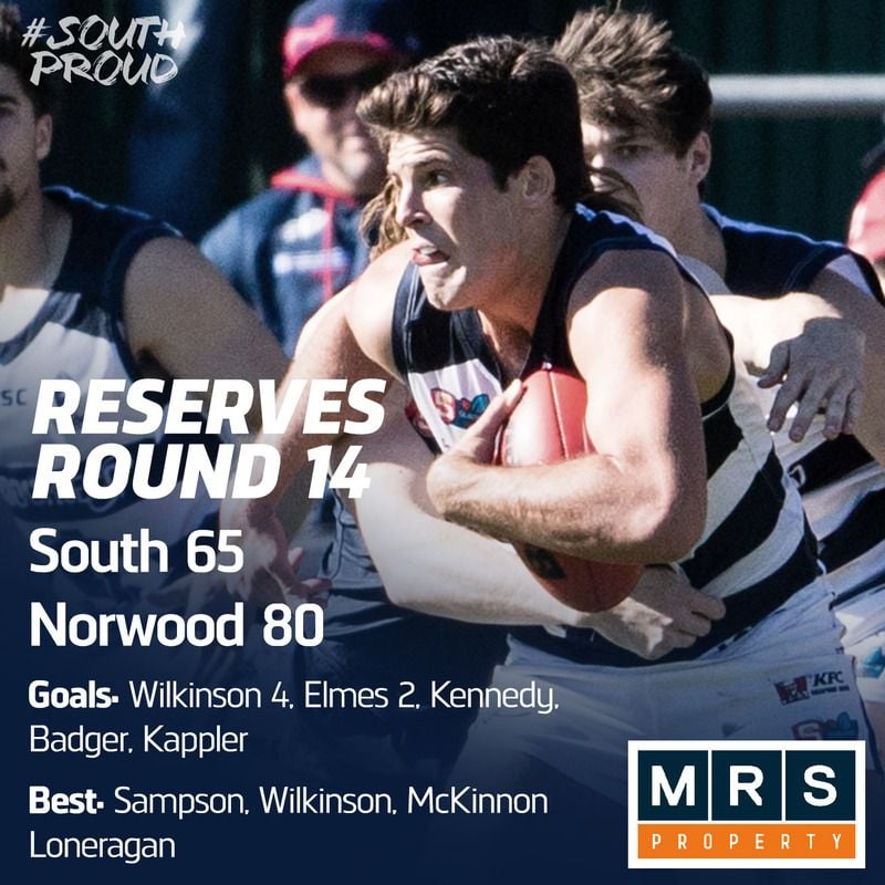 Reserves Match Report: South fall to Redlegs Reserves Match Report: South fall to Redlegs